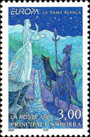 Andorre (F) Poste N** Yv:487 Mi:508 Europa La Dama Blanca (Thème) - 1997