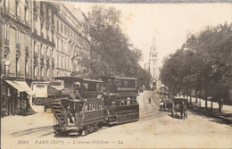 Paris (XIVe) L' Avenue D'Orleans (avec Belle Tram) 1918 - Distrito: 14