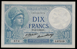 10 Francs 1932 Fay- F.06-16 SPL/ NEUF- - 10 F 1916-1942 ''Minerve''