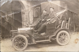 Carte Photo - RPPC // Ancienne Automobile - Old Car // 190? Folds! - Otros & Sin Clasificación