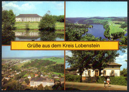 F7922 - Lobenstein Gruß Aus - Ebersdorf HO Gaststätte Orangerie Saaldorf Schönbrunn Jugend - Bild Und Heimat Reichenbach - Lobenstein