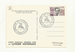 CACHET COMMEMORATIF SUR CARTE POSTALE SALON DE L'ENFANCE 01/11/1963 - Temporary Postmarks