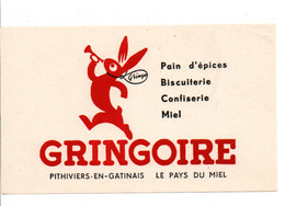 BUVARD PAIN D'EPICES GRINGOIRE PITHIERS LOIRET - Gingerbread
