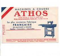 BUVARD MACHINES A TRICOTER FRANCAISES ATHOS PARIS - M