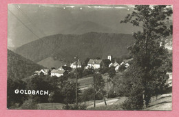 68 - GOLDBACH - Carte Photo Dos Blanc - Vue Générale - Other Municipalities