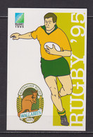 SOUTH AFRICA - 1995 Rugby World Cup  Australia Pre-Paid Postcard  As Scans - Brieven En Documenten