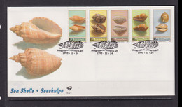 SOUTH AFRICA - 1995 Shells Set  FDC  As Scan - Lettres & Documents