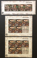 Finland And Russia 2021 Parasol Mushroom A Delicacy Of Gastronomy Peterspost Imperforated Limited Edition Full Set - Unused Stamps