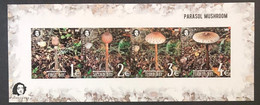 Finland 2021 Parasol Mushroom A Delicacy Of Gastronomy Peterspost Imperforated Limited Edition Block Mint - Ungebraucht