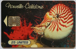 New Caledonia 25 Units " Nautilus Macromphalus " - Nouvelle-Calédonie