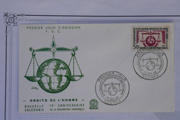 AA17 N. CALEDONIE FRANCE   BELLE LETTRE FDC  1962 NOUMEA  ++ AFFRANCH.  PLAISANT - FDC