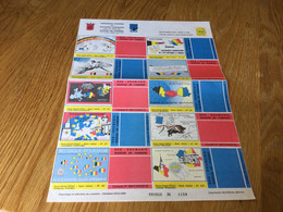 Belgique : Feuille De Sous-timbres : éditée En 1990 Par L’OFAC ( Notamment Dessin De Buzin, Velghe, Et Autres ) - Other