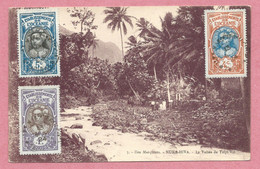 Polynesie Française - ILES MARQUISES - NUKA HIVA - La Vallée De TAIPI-VAI - Voir Affranchissement - 2 Scans - Polynésie Française