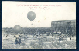 Cpa Du 78 Sartrouville Montesson -- Parc De Henry Deutsch - Départ D' Un Ballon Sphérique      FEV22-83 - Sartrouville