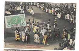 CPA Dahomey Danses De Féticheuses à Abomey - Dahomey