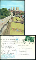 Great Britain 1974 Postcard York The Minster From The Walls - York