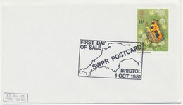 GB SPECIAL EVENT POSTMARK First Day Of Sale - SWPR POSTCARD - BRISTOL 1 Oct 1981 - Postmark Collection