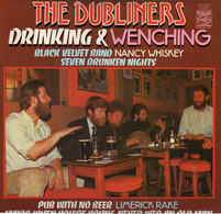 * LP *  The DUBLINERS - DRINKING & WENCHING (Holland 1975) - Country Y Folk