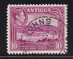 Antigua: 1938/51   KGVI    SG108    10/-      Used - 1858-1960 Kolonie Van De Kroon