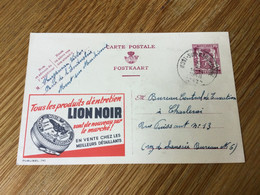 Belgique Publibel N°741 Lion Noir Avec Cachet De Mont Sur Marchienne - Publibels