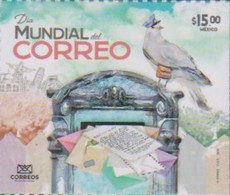MEXICO, 2021, MNH,WORLD POST DAY, BIRDS, 1v - Post