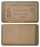 M_p> Banca Di Damanhur - Biglietto Da Crediti 0,50 - Notare Bene N. 250 - Altro Lato Neutro / Vuoto - [10] Checks And Mini-checks