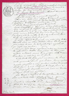 Manuscrit Daté De 1833 - Haute Saône - Leffond - Échange De Parcelles De Terres - Manuscripts