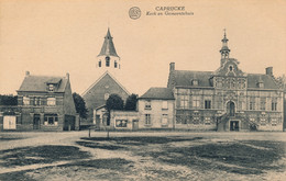 KAPRIJKE  KERK EN GEMEENTEHUIS    2 SCANS - Kaprijke