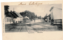 KAPRIJKE  BENTILLE    STOOMTRAM  VICINAL     2 SCANS - Kaprijke