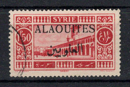 Alaouites - Variété - Surcharge Noire - YV 28a Oblitéré , Cote 50 Euros - Oblitérés