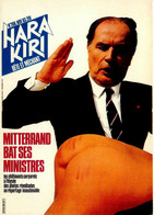 Politique * CP Satirique * François MITTERRAND Bat Ses Ministres * HARA KIRI érotisme érotique Femme Nue Nus Curiosa - Satirische