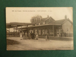 F23 - 88 - Environs De Saint-Dié - Saint Léonard - La Gare - Edition C. Cuny - 1915 - Saint Die