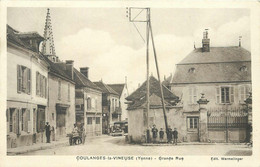 COULANGE LA VINEUSE - Grande Rue. - Coulanges La Vineuse