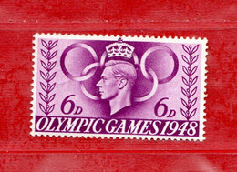 (Cl5)  Gran BRETAGNA **- 1948 - Olimpiadi Di LONDRA. Yvert. 243.  MNH** - Nuovi