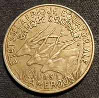 CAMEROUN - ETATS DE L'AFRIQUE EQUATORIALE - 10 FRANCS 1967 - KM 2a - Camerun