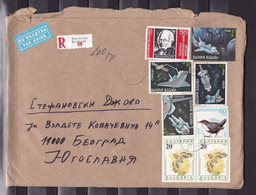 Bulgaria 1992 Belgrade Yugoslavia Serbia Registered Cover - Covers & Documents