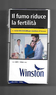 Tabacco Pacchetto Di Sigarette Italia - Winston 100s Da 20 Pezzi N.03 - (Vuoto) - Etuis à Cigarettes Vides