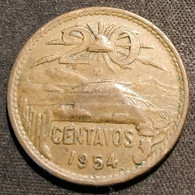 MEXIQUE - MEXICO - 20 CENTAVOS 1954 - Aigle Petit - KM 439 - Mexico