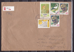 Bulgaria 199? Belgrade Yugoslavia Serbia Registered Cover - Storia Postale