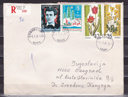 Bulgaria 199? Belgrade Yugoslavia Serbia Registered Cover - Brieven En Documenten