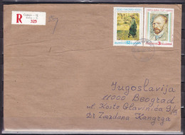 Bulgaria 199? Belgrade Yugoslavia Serbia Registered Cover - Covers & Documents