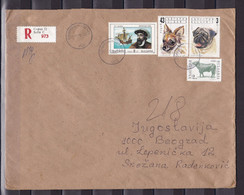 Bulgaria 199? Belgrade Yugoslavia Serbia Registered Cover - Storia Postale