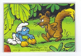 Kinder - Puzzle - I Puffi -  K 97 - 108 Senza BPZ - Puzzles