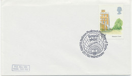 GB SPECIAL EVENT POSTMARK N.W.P.B. Balloon Postcard - First Day Of Sale - Royal Mail Postcode It - 20-7-82 - MANCHESTER - Airships