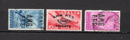 Triestre   1947  .-   Y&T   Nº   11-12-12A    Aéreo     ( 12 Falta Punta ) - Correo Aéreo