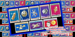 MONGOLIA 1966 SPACE Achievements X10 SETS   Mnh  ** $$ Wholesale $$ - Colecciones