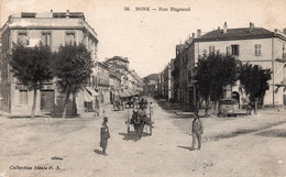 AFRIQUE DU NORD,FRANCE COLONIES,,BONE,ANNABA,ALGERIE,1917,VUE ANIMEE,ATTELAGE,COMMERCE,HABITANTS DE L 'EPOQUE - Annaba (Bône)