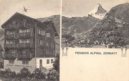ZERMATT (VS) Pension Alpina - Ed. Füssli - VS Valais