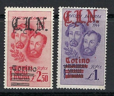 ● Italia C.L.N. 1945 TORINO  N. 15 E 16 **  F.lli BANDIERA  = NON Certificati - Cat. ? € ️ Lotto N. 1592 ️ - Comitato Di Liberazione Nazionale (CLN)