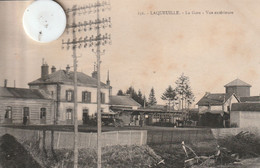 63 -Très Belle Carte Postale Ancienne De LAQUEUILLE     La Gare - Other & Unclassified